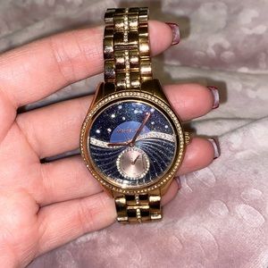 Michael Kors MK3723 Star-Themed Rose Gold Womens Watch